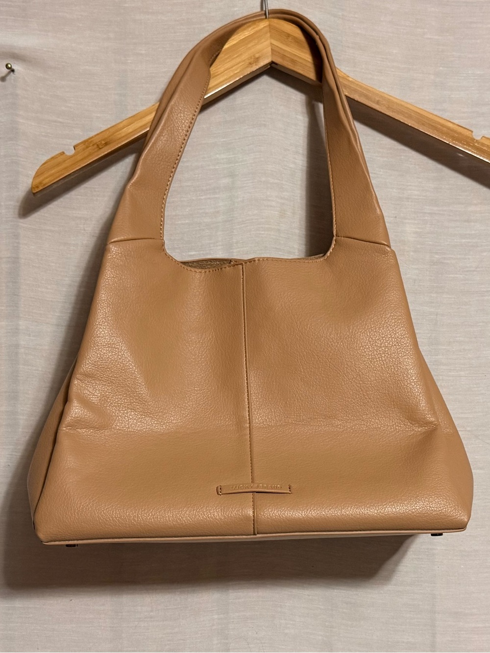 Lucky Brand Suri Hobo Bag Buttercream Genuine Leather Shoulder Handbag